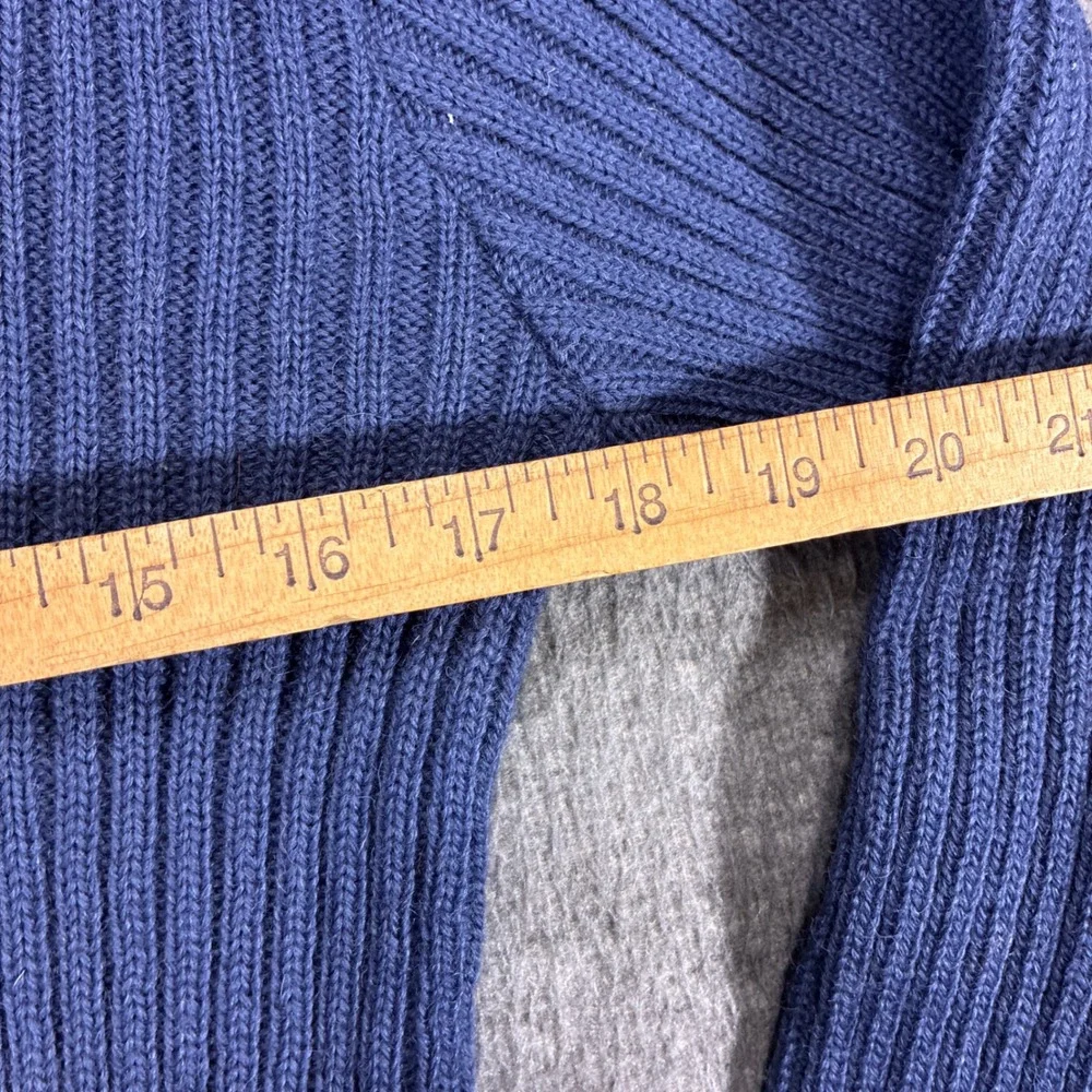 Brigade Quartermasters The Woolly Pully Sweater Mens 46 Blue V-Neck Vintage
